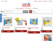 Tablet Screenshot of pexik.inshop.cz